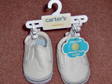NWT Carter's infant boy nautical crib shoes size NB